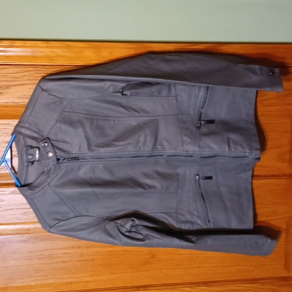 JOUJOU Women's Petite Plus Size Grey Jacket - Picture 1 of 15